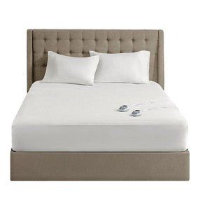 New Serta Waterproof Heated Mattress Pad King Size